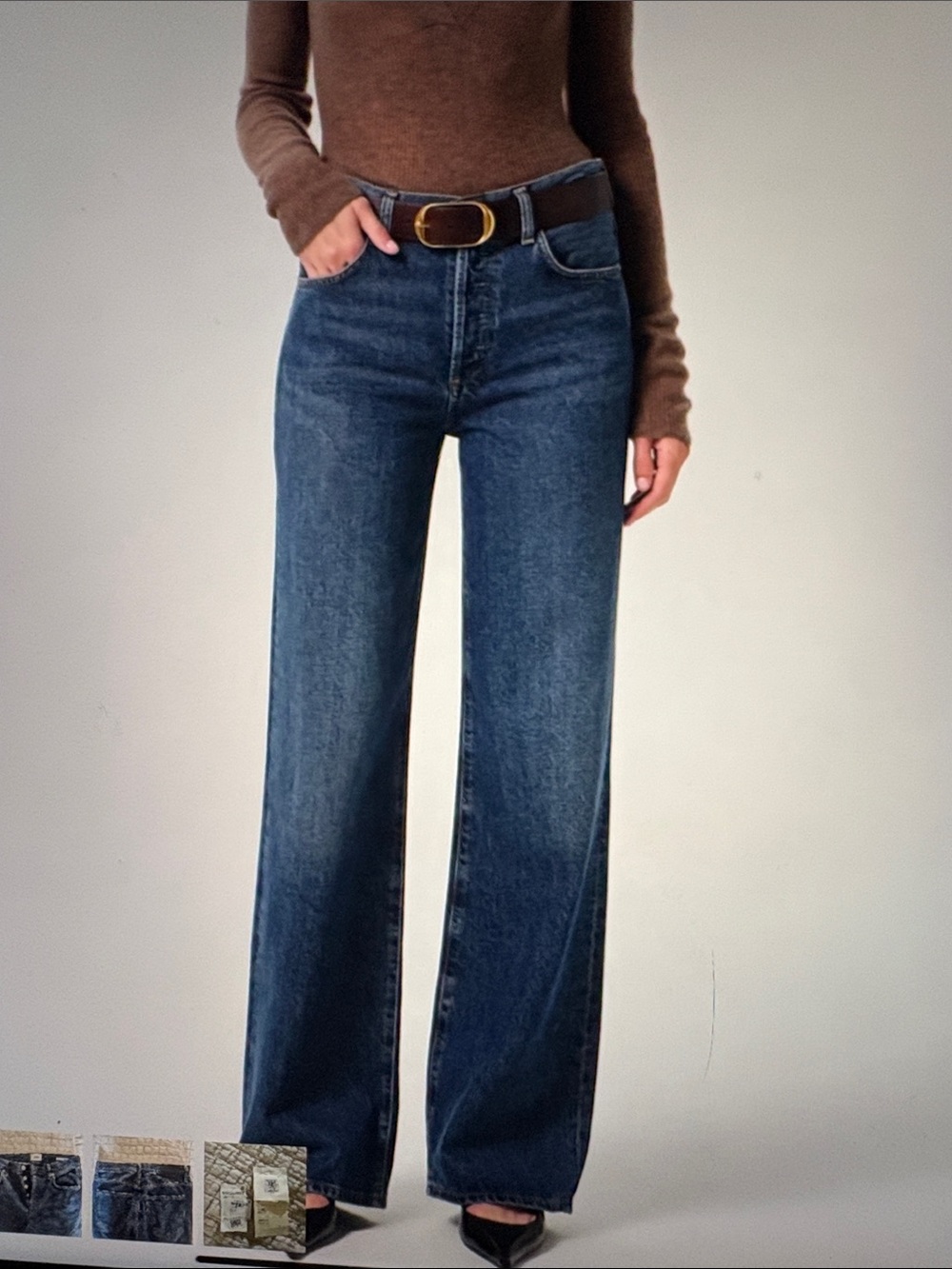 Citizens of Humanity Premium Vintage Annina Wide Leg Trouser Jeans 27
